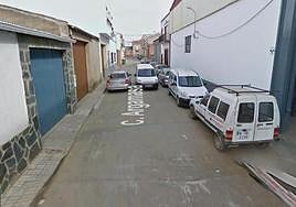 Vista de la calle Argamasa de Aceuchal. GOOGLE
