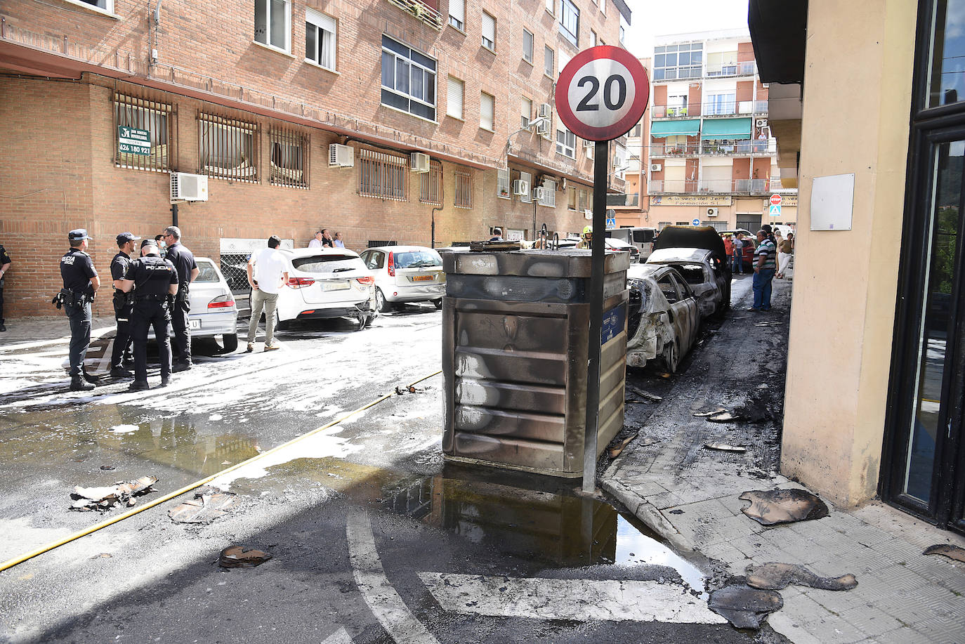 El incendiario de los contenedores vuelve a actuar en Plasencia