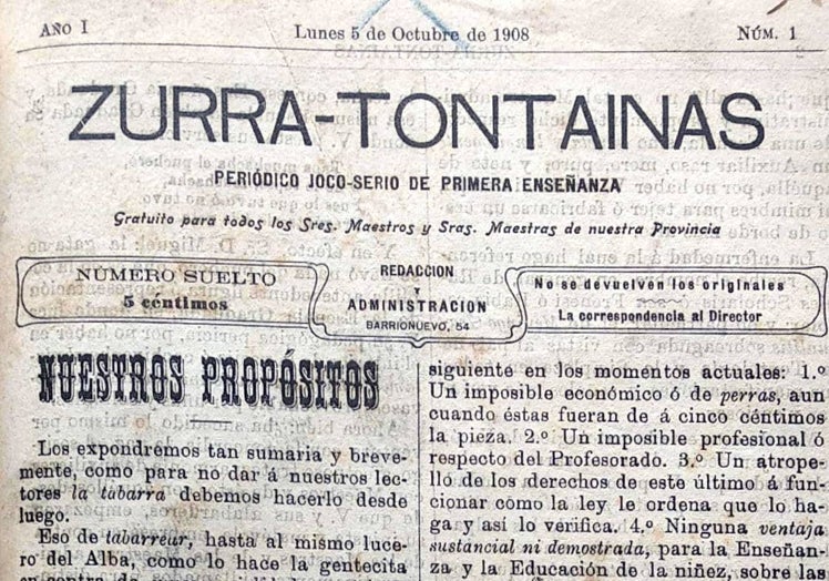 Sánchez Garrido fundó y dirigió en 1908 este periódico cacereño.