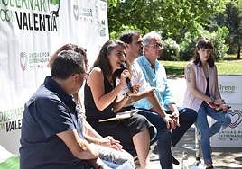 Irene de Miguel en el acto celebrado este sábado en Mérida.