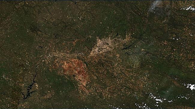 Imagen antes - Extremadura pierde su típico color verde