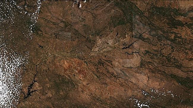 Imagen después - Extremadura pierde su típico color verde