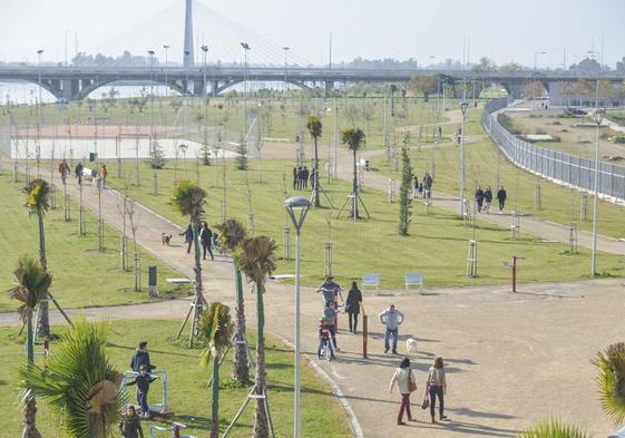 Parque de la Margen Derecha, donde se ubicará el parque de patinaje.