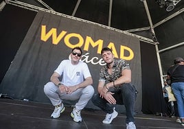 Dámaso Monje (Dam) y Pablo Rojo (Pul) integran el grupo cacereño de rap Tandemonios.