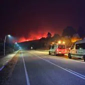 El incendio en Las Hurdes y Sierra de Gata, en imágenes (I)