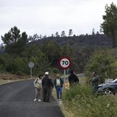 Imágenes de la zona quemada en Las Hurdes y Sierra de Gata por el fuego