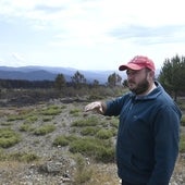 Antonio Mateos, pastor en Gata: «Mis cabras y ovejas han ayudado a salvar del fuego 22 hectáreas»