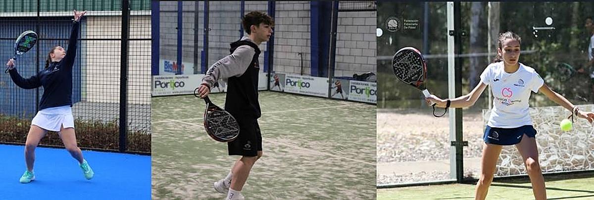 3 deportistas del CD Pádel Calamonte estuvieron en la 3ª Concentración de Menores