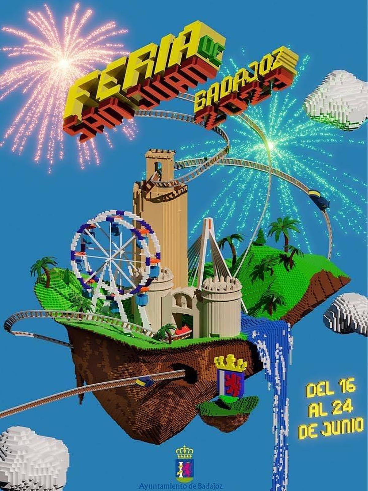 Cartel de la Feria de San Juan Badajoz.