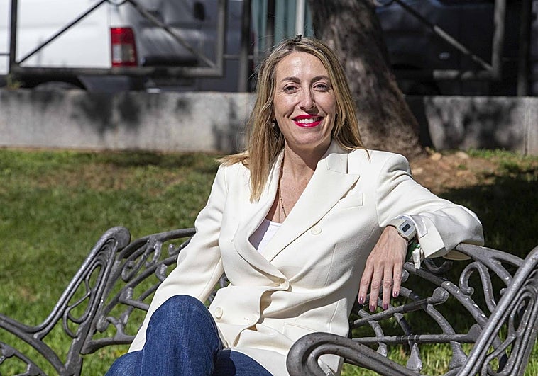 María Guardiola, en Mérida, donde se ha realizado esta entrevista.