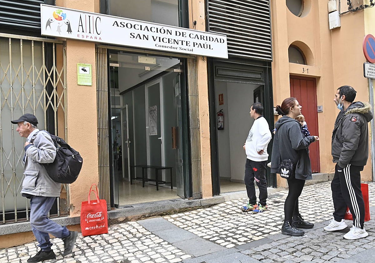 Sede del comedor social San Vicente de Paúl.