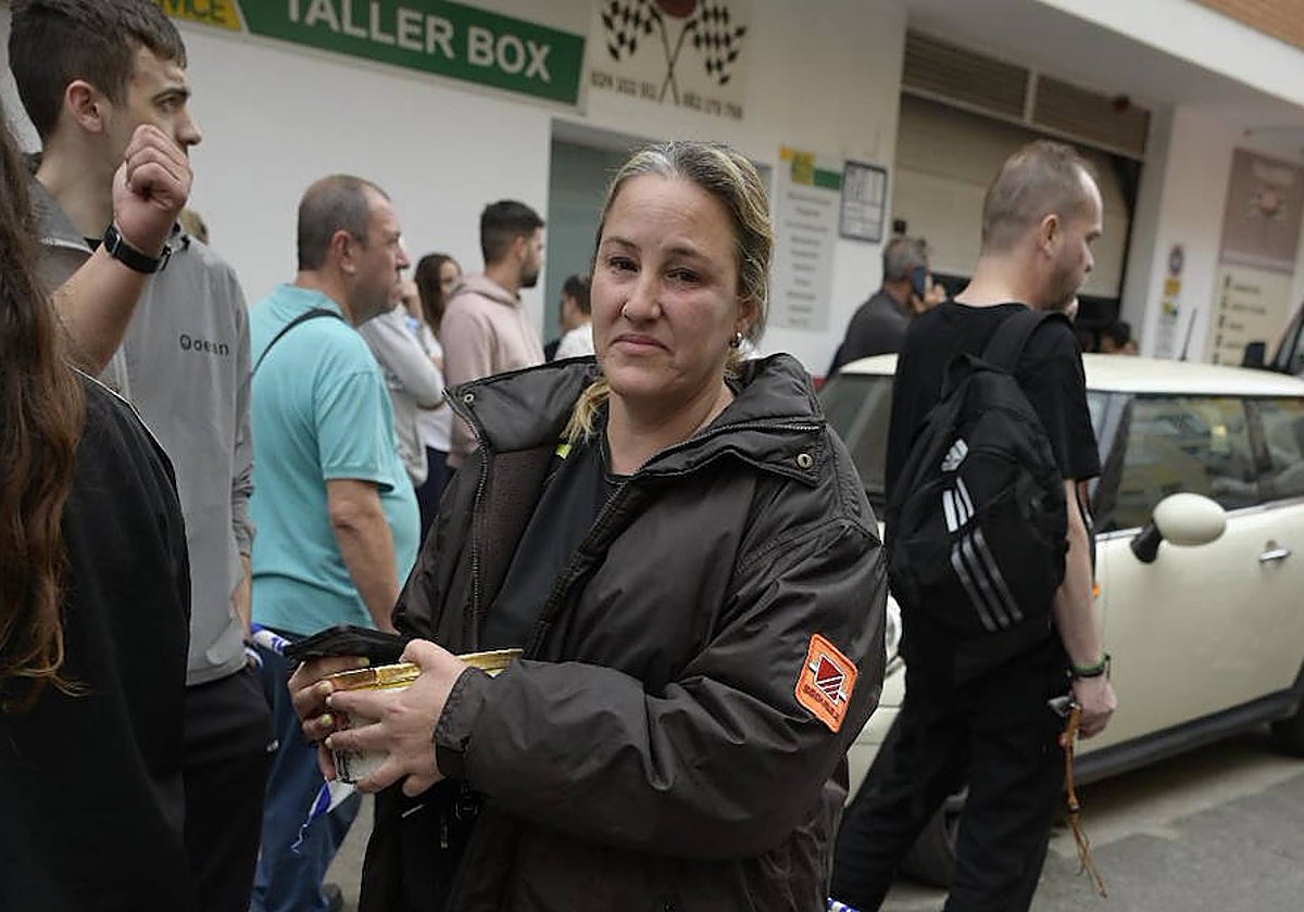 Susana García, vecina del 2º E del edificio siniestrado.