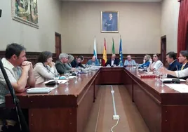 Pleno del Ayuntamiento de Zafra presidido por José Carlos Contreras.