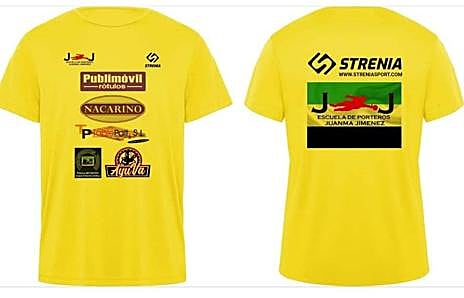 Imagen secundaria 1 - Camiseta que recibirán los asistentes al clinic. 