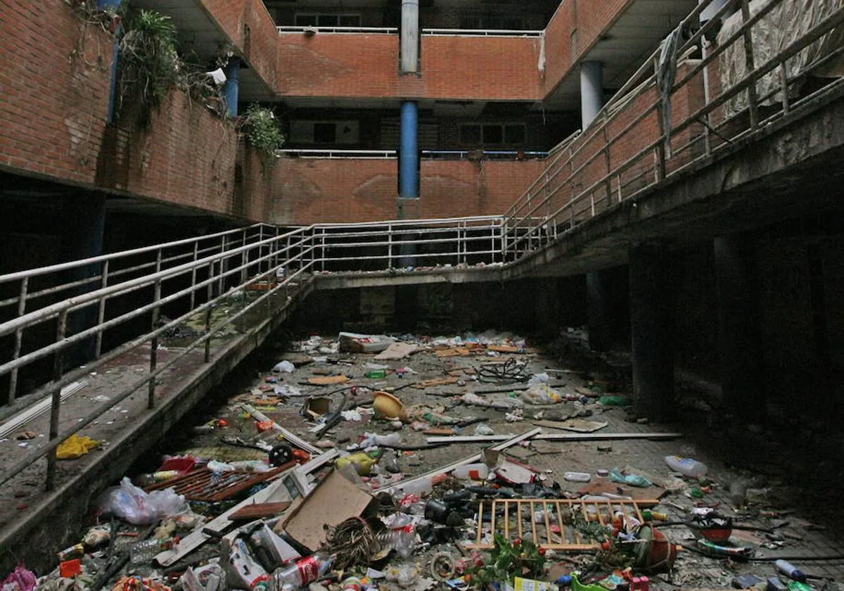 Imagen de archivo del interior del bloque C.