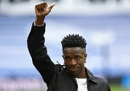 El jugador del Real Madrid Vinicius Junior.