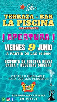 Imagen secundaria 1 - La Terraza-Bar La Piscina de Calamonte da la bienvenida al verano