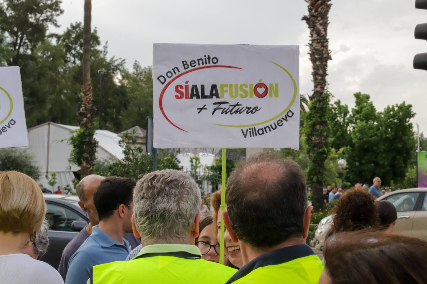 Manifestación de apoyo a la fusión de Don Benito-Villanueva (I)