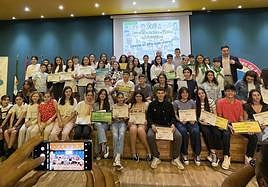Premiados y finalistas en la última edición del concurso.