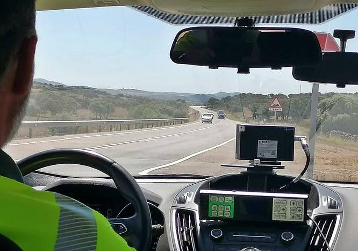 Imagen de archivo de un control de velocidad.