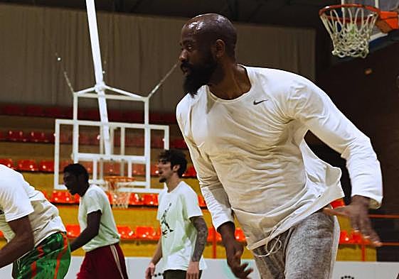 Sesión de entrenamiento del CD Unión.