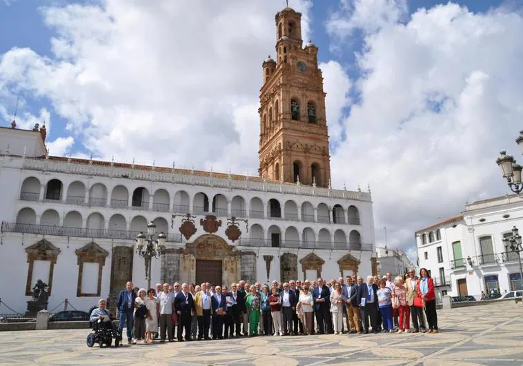 Miembros del Club Sénier de Extremadura, durante su reunión en Llerena.