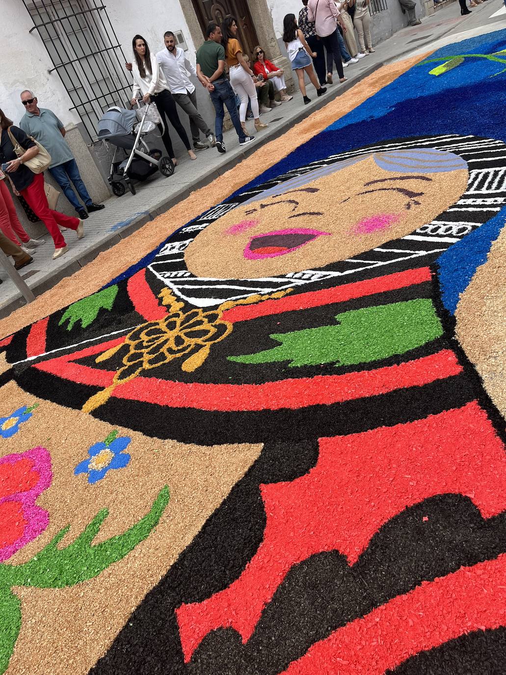 Alfombras efímeras en el Corpus de San Vicente