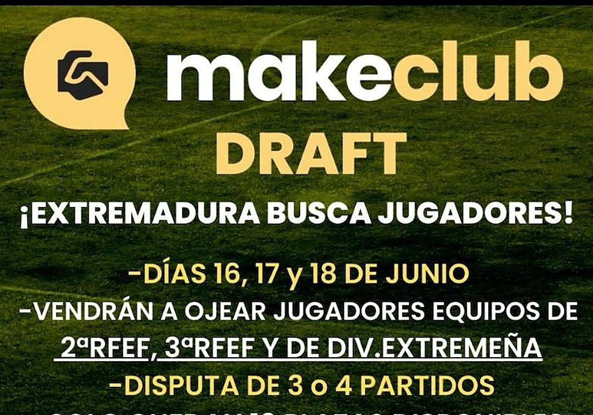 Calamonte acogerá los partidos del Make Club Draft