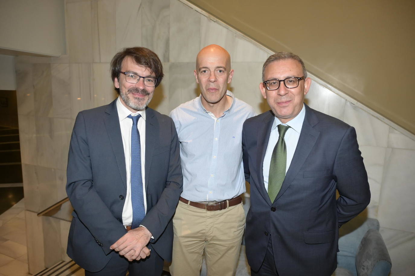 David Martín, David Aguilera y Álvaro Benito