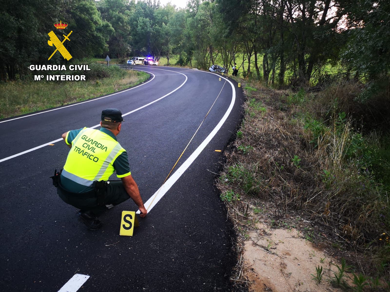 Así ha quedado el vehículo tras el accidente en Robledillo de la Vera