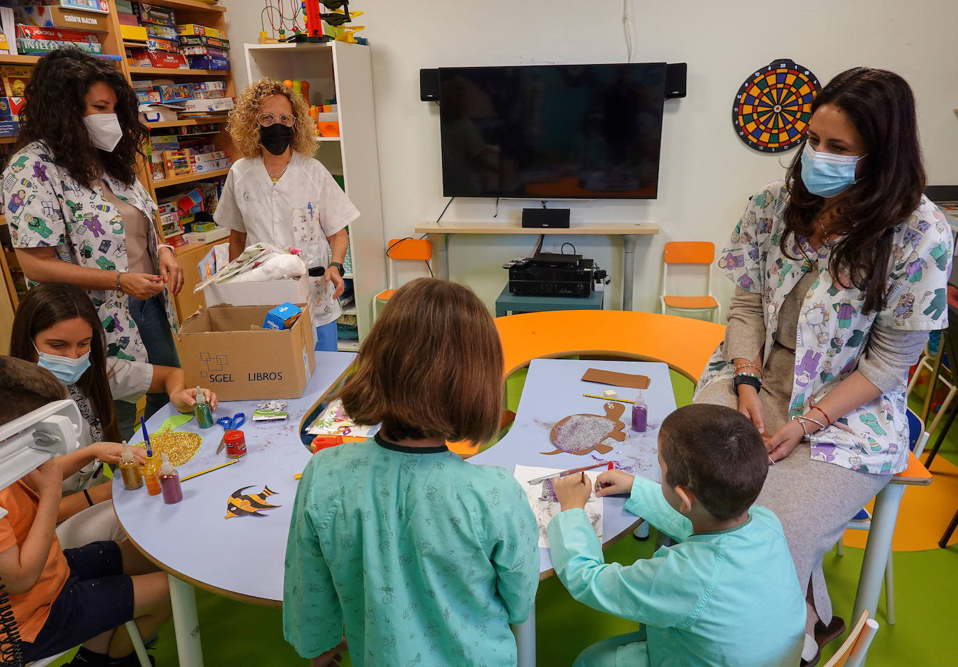 Nueva sala de cine en Oncología Infantil. 