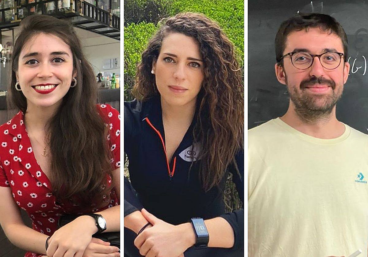 Ana Baltasar Corral, Inés Encabo Cáceres y Juan Ramón Gómez García.