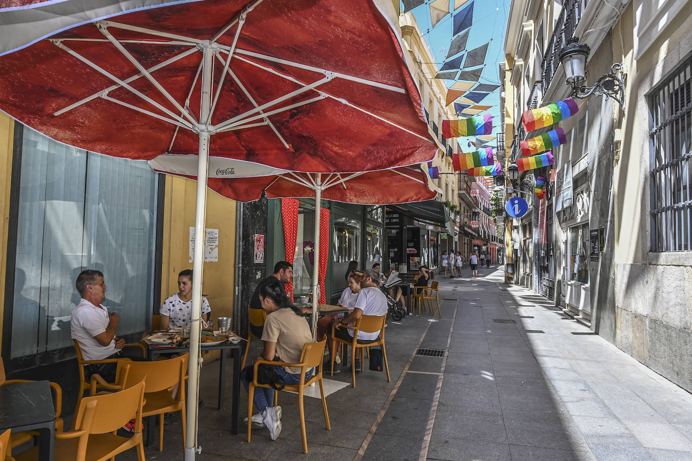 Ambiente en la calle San Juan el primer día de Feria