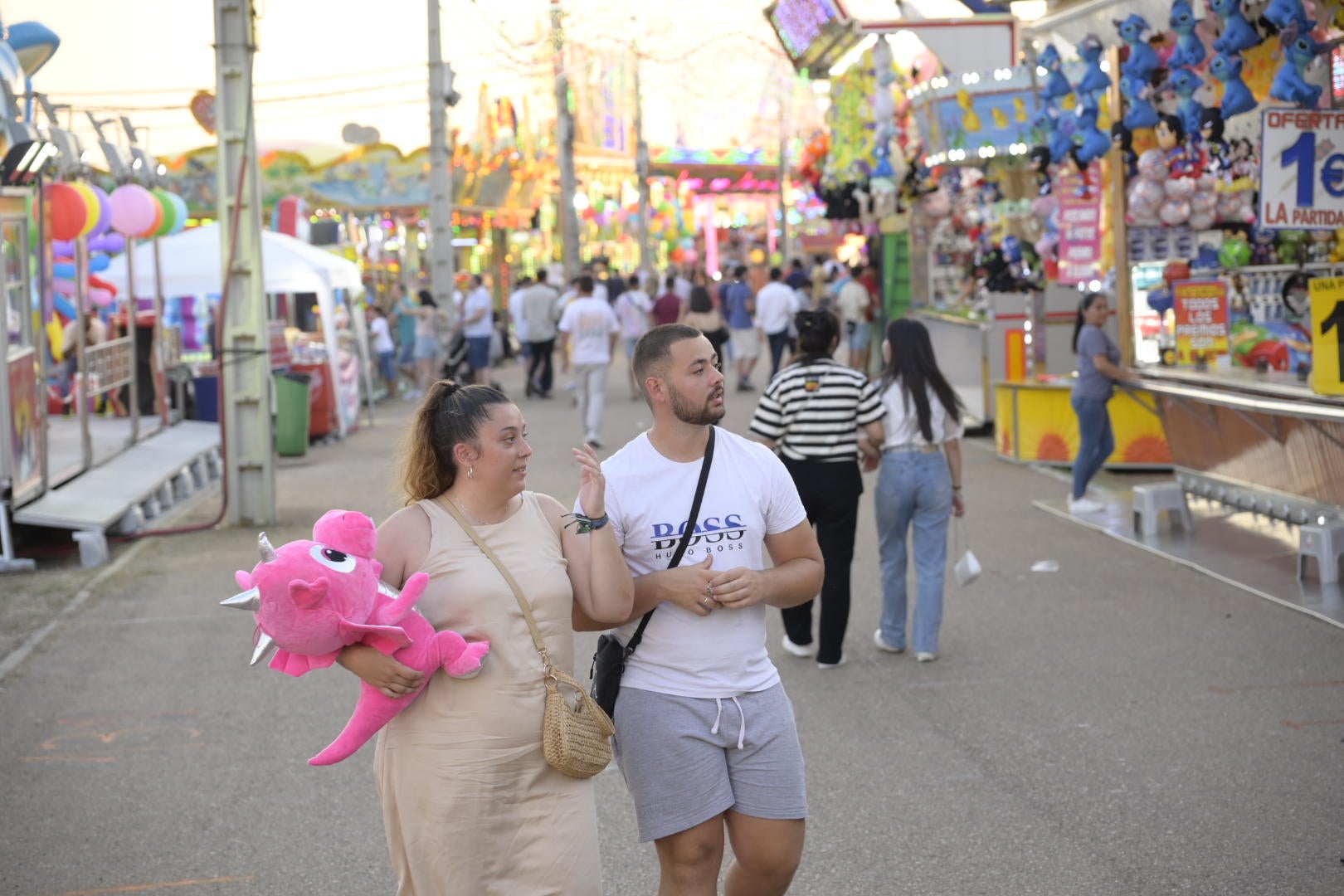 Primer día de la Feria de San Juan en Badajoz (I)