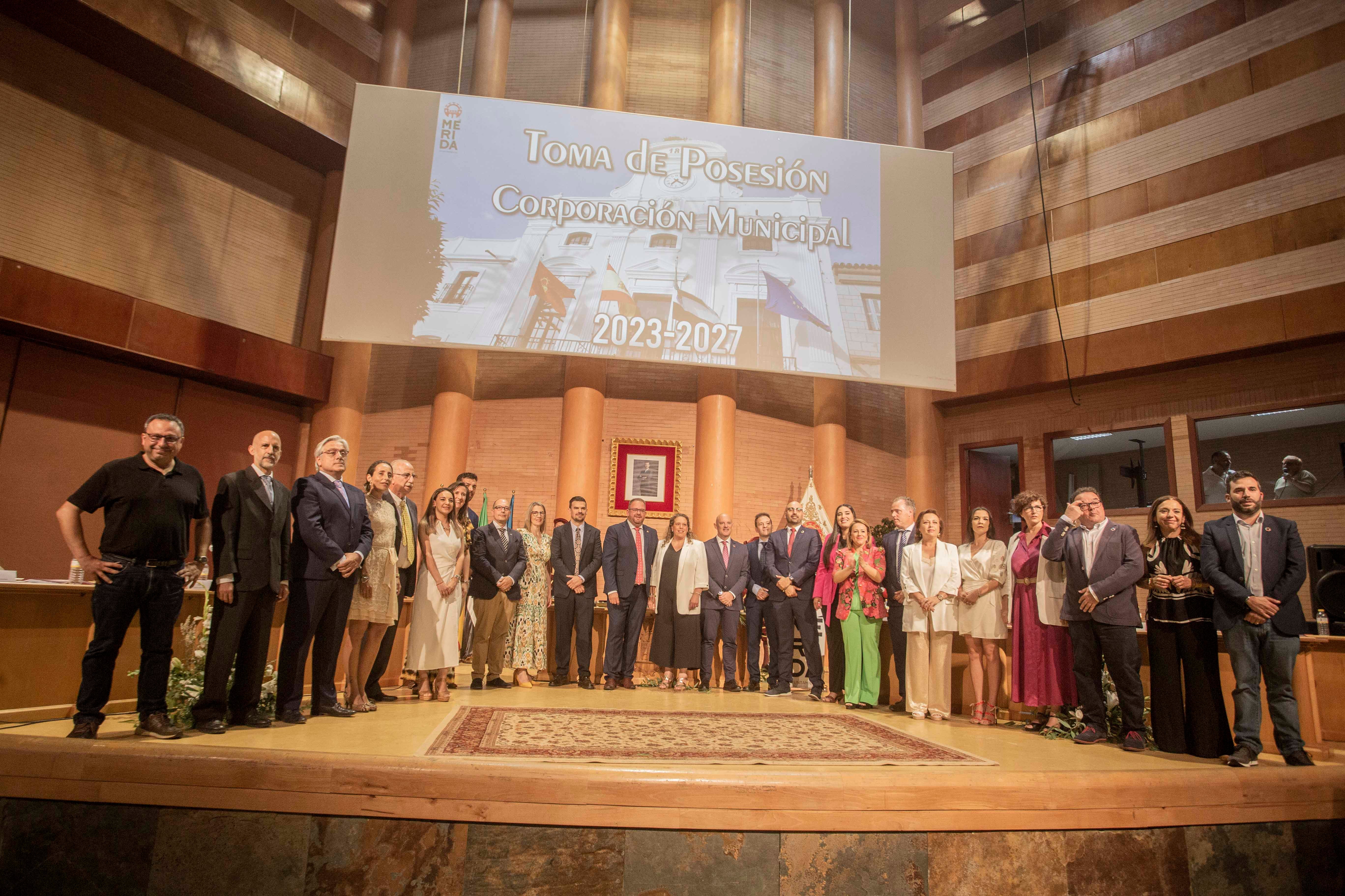 Pleno de investidura en el Ayuntamiento de Mérida