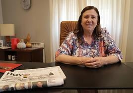 María Fernanda Sánchez posa en su despacho de la Alcaldía.