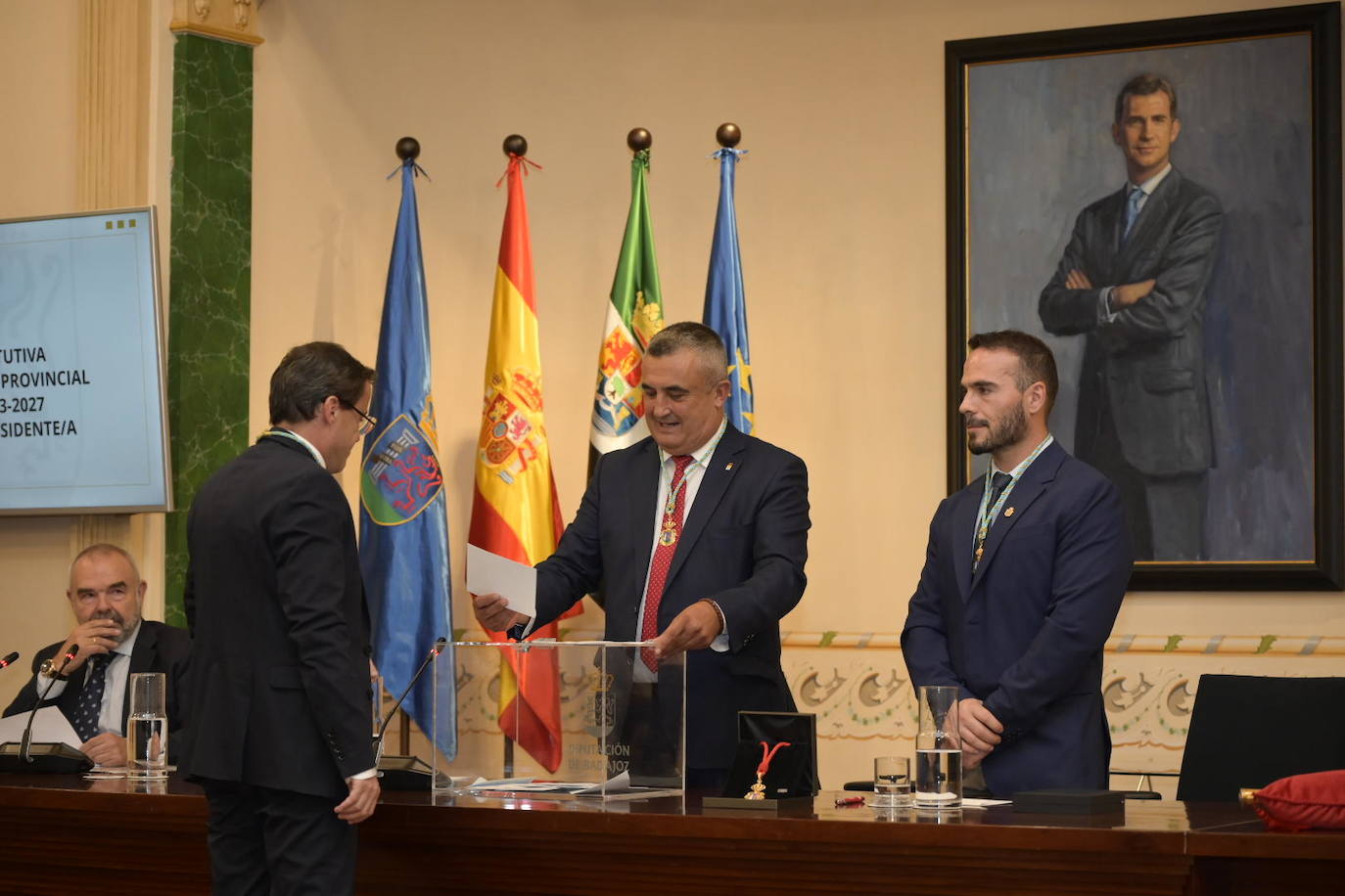Pleno de la constitución de la Diputación de Badajoz (II)