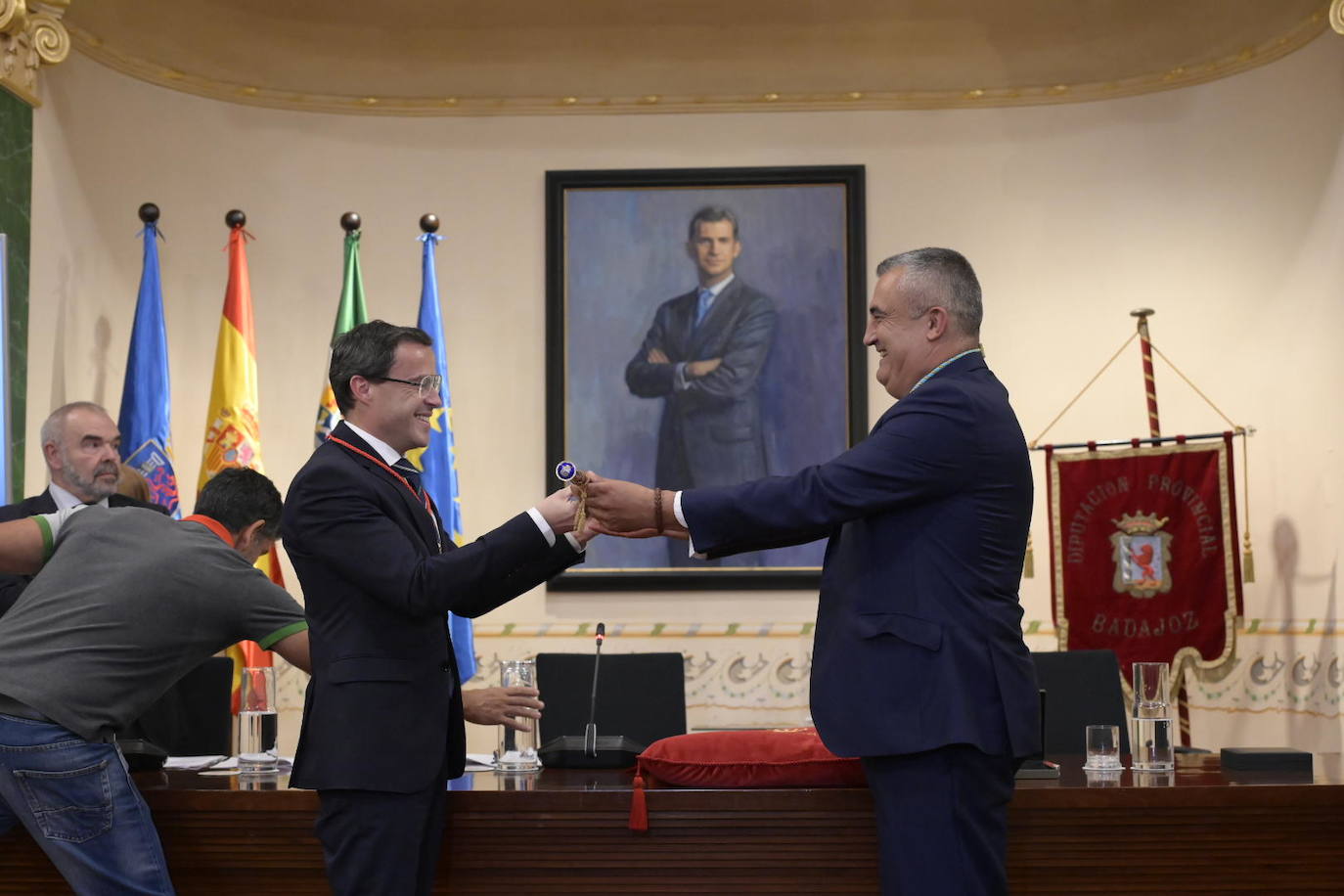 Pleno de la constitución de la Diputación de Badajoz (II)