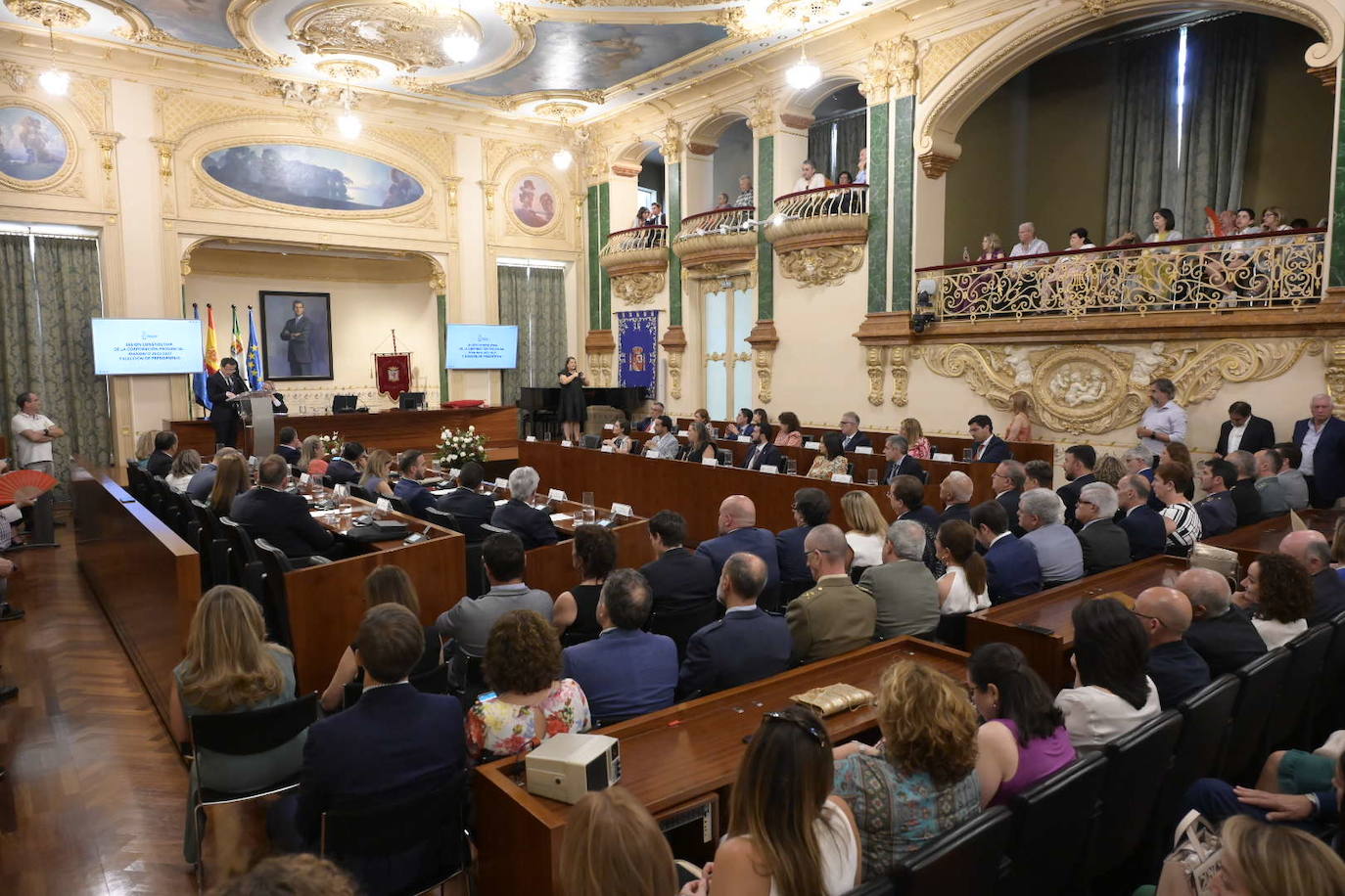 Pleno de la constitución de la Diputación de Badajoz (I)