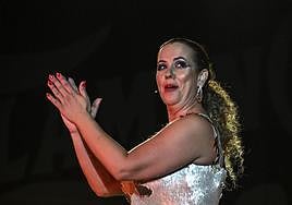 Actuación de Esther Merino en el Festival de Flamenco y Fado