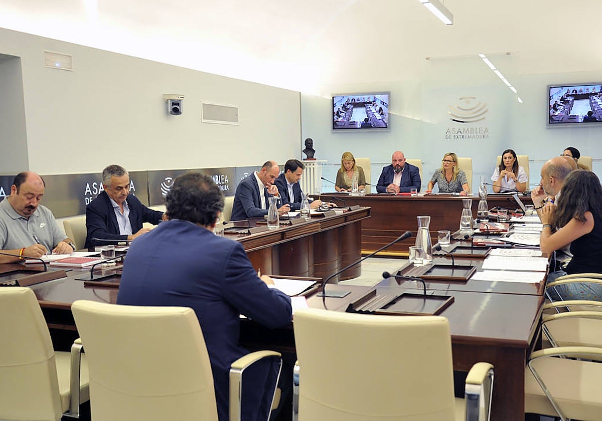 Reunión de la primera Junta de Portavoces de la nueva legislatura.