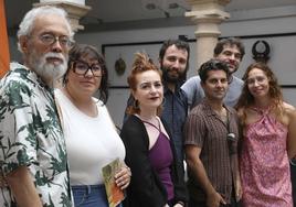 El elenco en la presentación este lunes de 'Shakespeare en Roma'.