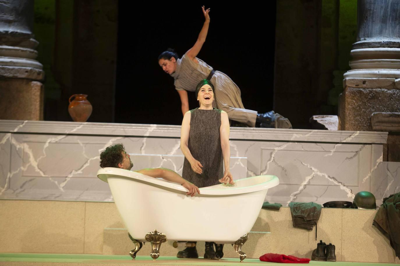 Escena de la obra teatral 'Shakspeare en Roma'