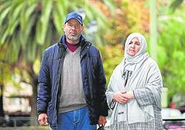 Mostafa Saadaoui y Malika El Wai, padres de Imane, en una foto de archivo del mes de diciembre.