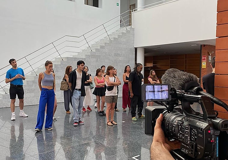 Rodaje realizado en el taller