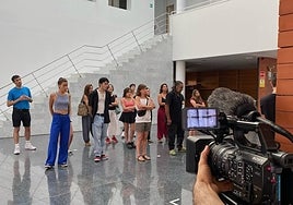 Rodaje realizado en el taller