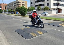 Imagen de archivo de unos cojines berlinenes instalados en una ciudad española.
