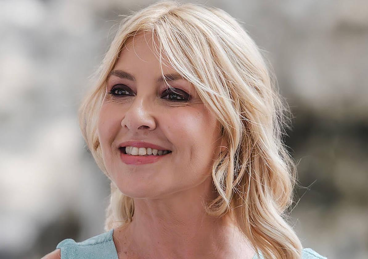 Cayetana Guillén Cuervo, en la presentación de Pandataria en Mérida.