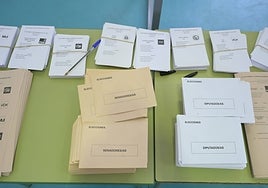 Papeletas al Senado y al Congreso en las elecciones del domingo