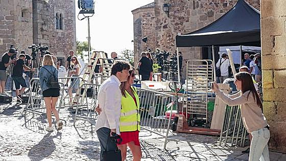 Expectación por el despliegue de MasterChef en la Ciudad Monumental de Cáceres